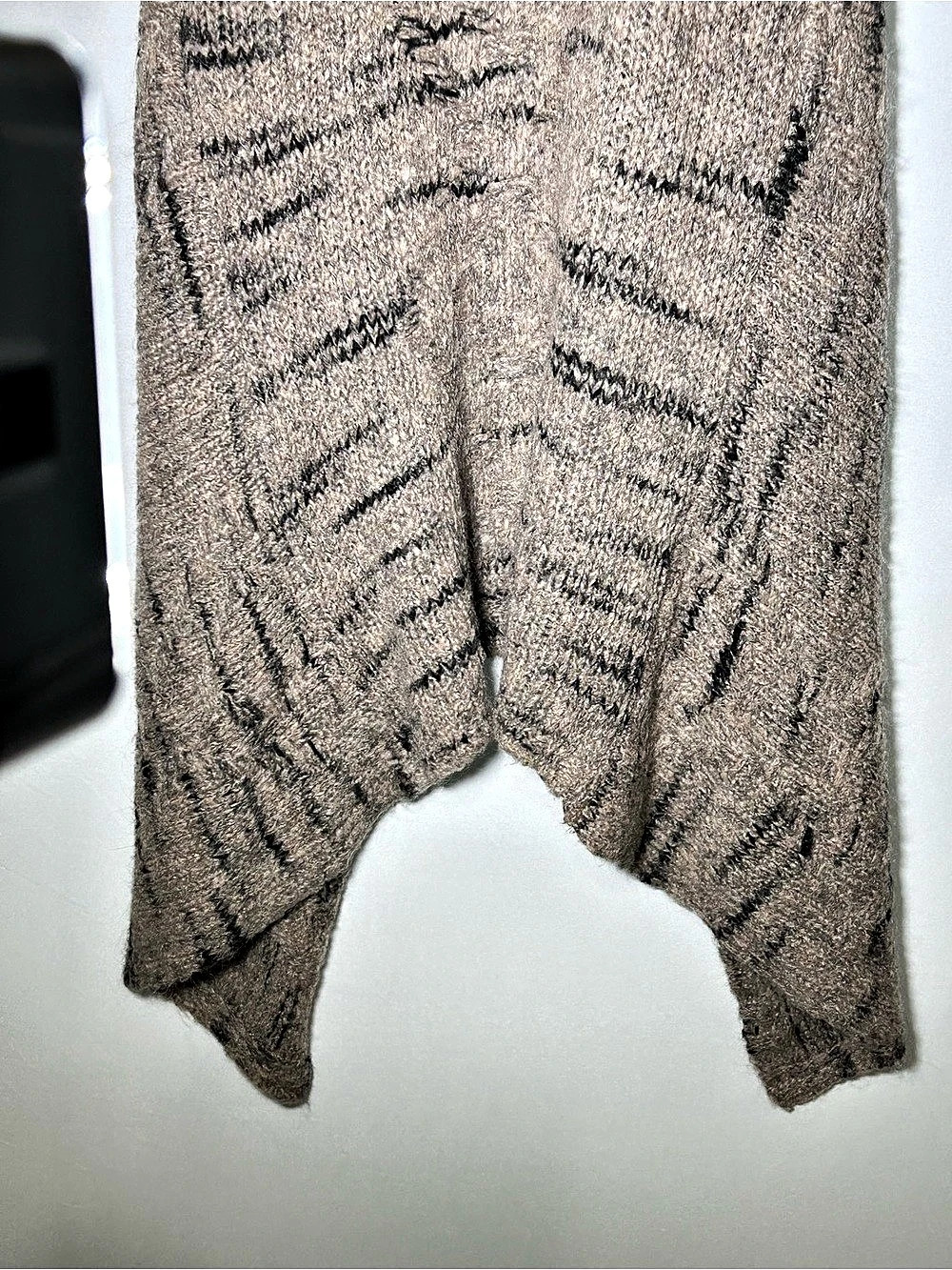 Elsamanda Made in Italy Mohair Wool Waterfall Sweater Vest One Size - Picture 8 of 12
